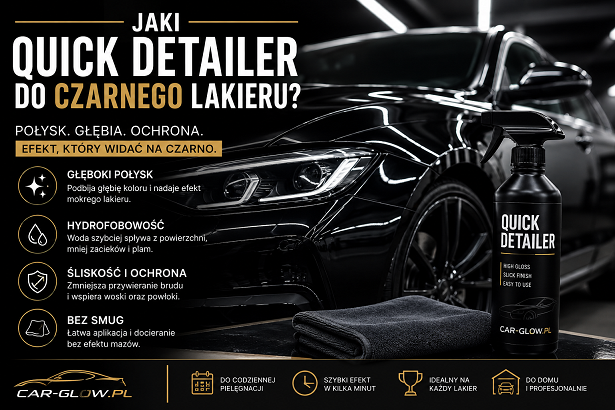 jaki quick detailer do czarnego lakieru